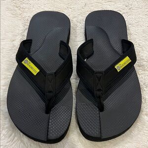 The Healing Sole Original Flip Flop Sandal Black size 10 women’s 8.5 men’s